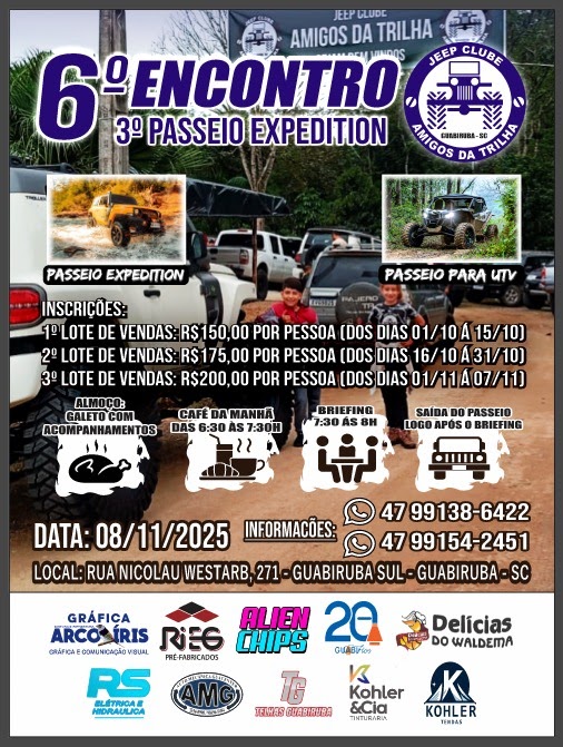 Programação do 3º Expedition